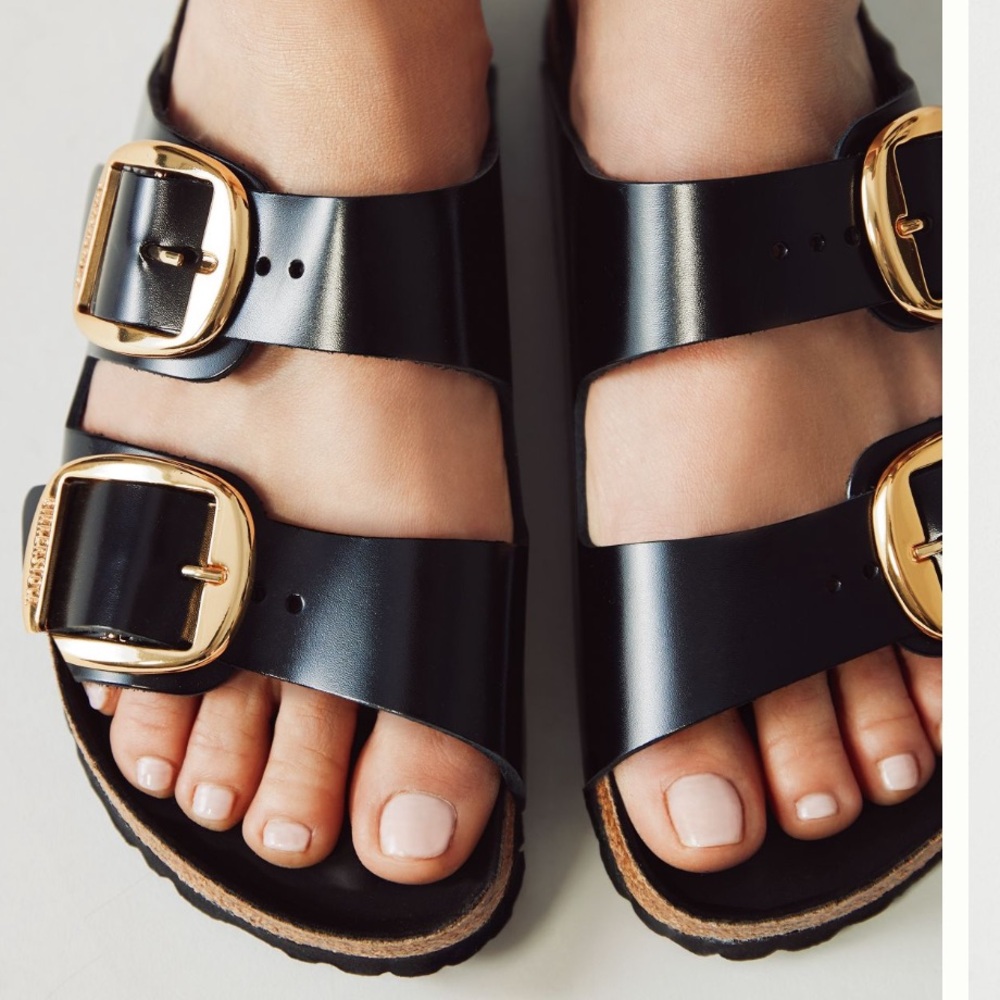 Birkenstock Arizona Big Buckle Black High Shine 38